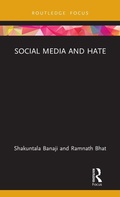 Cover: Social Media and Hate - Routledge
