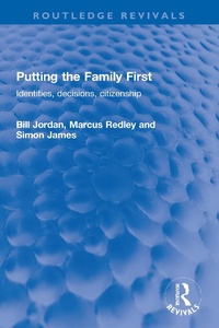 Abbildung von: Putting the Family First - Routledge