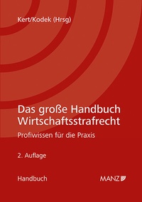 Abbildung von: Das große Handbuch Wirtschaftsstrafrecht - Manz
