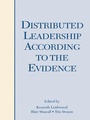 Cover: Distributed Leadership According to the Evidence - Routledge