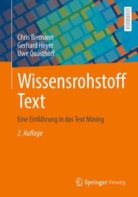 Abbildung von: Wissensrohstoff Text - Springer Vieweg
