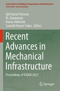 Cover: Recent Advances in Mechanical Infrastructure - Springer
