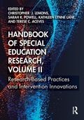 Cover: Handbook of Special Education Research, Volume II - Routledge