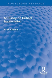 Abbildung von: An Essay on Critical Appreciation - Routledge