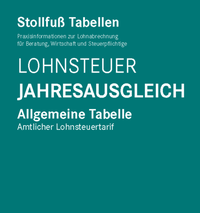 Abbildung von: Tabelle, Lohnsteuer Jahresausgleich 2021 - Stollfuß
