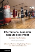Cover: International Economic Dispute Settlement - Cambridge University Press