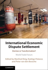 Abbildung von: International Economic Dispute Settlement - Cambridge University Press