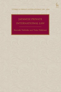 Bild: Japanese Private International Law - Hart Publishing