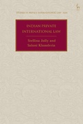 Bild: Indian Private International Law - Hart Publishing