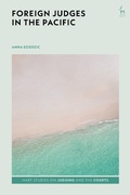Cover: Foreign Judges in the Pacific - Hart Publishing