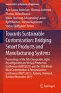 Cover: Towards Sustainable Customization: Bridging Smart Products and Manufacturing Systems - Springer