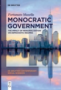 Cover: Monocratic Government - De Gruyter