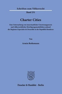 Enlarge image Cover: Charter Cities. - Duncker & Humblot