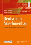 Cover: Deutsch im Maschinenbau - Springer Vieweg