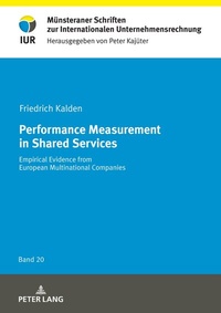 Abbildung von: Performance Measurement in Shared Services - Peter Lang Verlag
