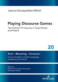 Cover: Playing Discourse Games - Peter Lang Verlag