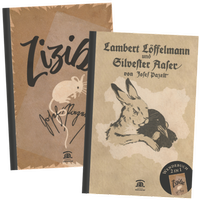 Abbildung von: Lambert Löffelmann und Silvester Aaser. Ein Heimatbuch für die Kinder Niederösterreichs [und] Zizibe. Ein Wintermärchen für blonde und graue Kinder. [Als Wendebuch in einem Band]. - Edition Weinviertel / Edition Neue Wege / Regionalverlag.at