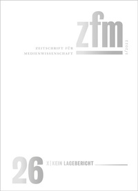 Abbildung von: Zeitschrift für Medienwissenschaft 26 - transcript