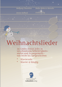 Abbildung von: 24 Weihnachtslieder aus aller Welt - für Klavier - Schneemann-Klavierlernsystem und -Lehrmittelverlag