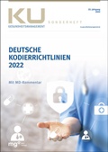 Cover: Deutsche Kodierrichtlinien 2022 mit MD-Kommentar - mgo fachverlage