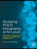 Cover: Studying PGCE Geography at M Level - Routledge