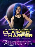 Cover: Claimed by Harper: A Rainbow Rods RH Romance (Aliens of Xytarria, #2) - Aliens of Xytarria