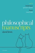 Cover: Philosophical Manuscripts - Oxford University Press