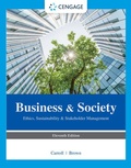Cover: Business & Society - South-Western College Publishing