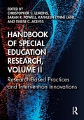 Cover: Handbook of Special Education Research, Volume II - Routledge