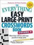 Cover: The Everything Easy Large-Print Crosswords Book, Volume 9 - Everything