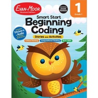 Enlarge image Cover: Smart Start: Beginning Coding Stories and Activities, Grade 1 Workbook - Evan Moor Educational Publishers