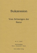 Cover: Vom Schweigen der Natur - Jan&szlig;en, Derk