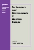 Cover: Parliaments in Contemporary Western Europe - Routledge