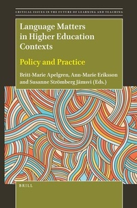 Enlarge image Cover: Language Matters in Higher Education Contexts - Brill