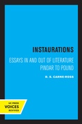 Cover: Instaurations - University of California Press