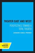 Cover: Theater East and West - University of California Press