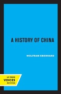 Cover: A History of China - University of California Press