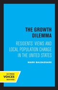 Cover: The Growth Dilemma - University of California Press
