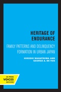 Cover: Heritage of Endurance - University of California Press