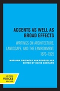 Cover: Accents as Well as Broad Effects - University of California Press
