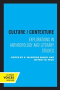 Cover: Culture/Contexture - University of California Press