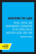 Cover: Wagering the Land - University of California Press