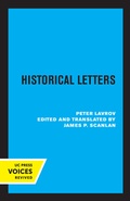 Cover: Historical Letters - University of California Press