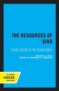 Cover: The Resources of Kind - University of California Press