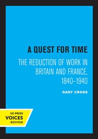 Enlarge image Cover: A Quest for Time - University of California Press