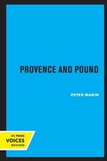 Cover: Provence and Pound - University of California Press
