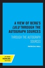 Cover: A View of Berg's Lulu - University of California Press