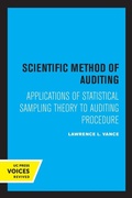 Cover: Scientific Method for Auditing - University of California Press