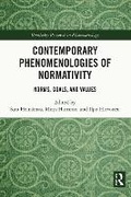 Cover: Contemporary Phenomenologies of Normativity - Taylor & Francis