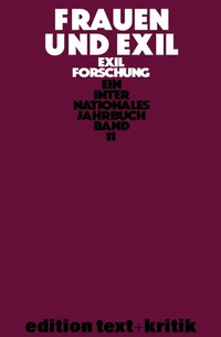 Abbildung von: Frauen und Exil - De Gruyter